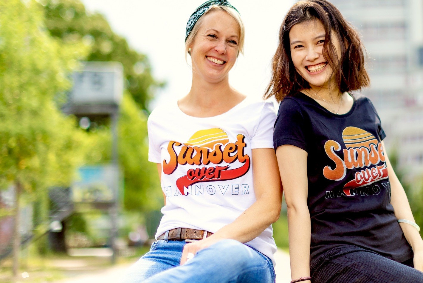 sunset over hannover