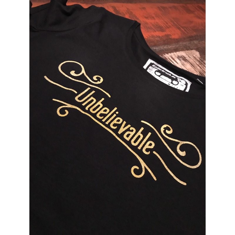 "Unbelievable"  Band Shirt `ROSY VISTA`